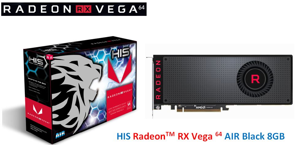 HIS Radeon RX Vega 64 HS-VEGR8SSNR