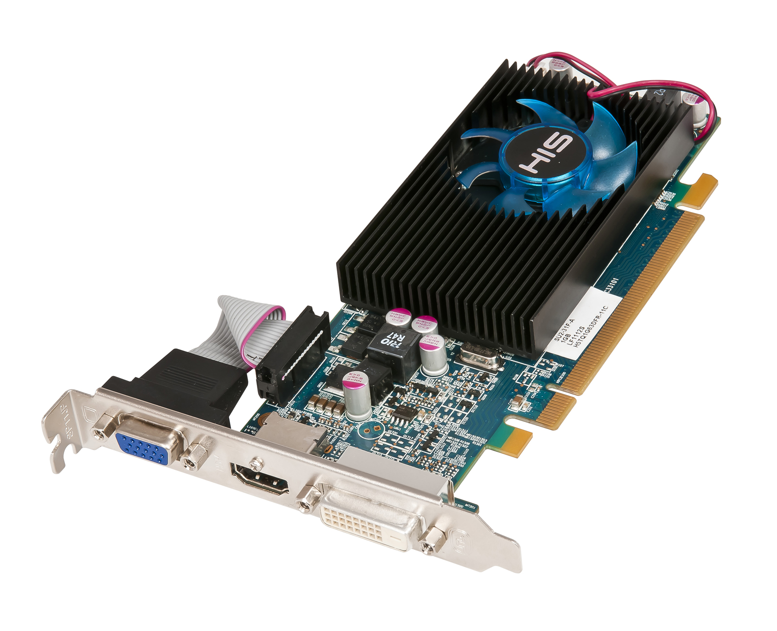 HIS 6570 Fan 1GB DDR3 PCI-E DVI/HDMI 