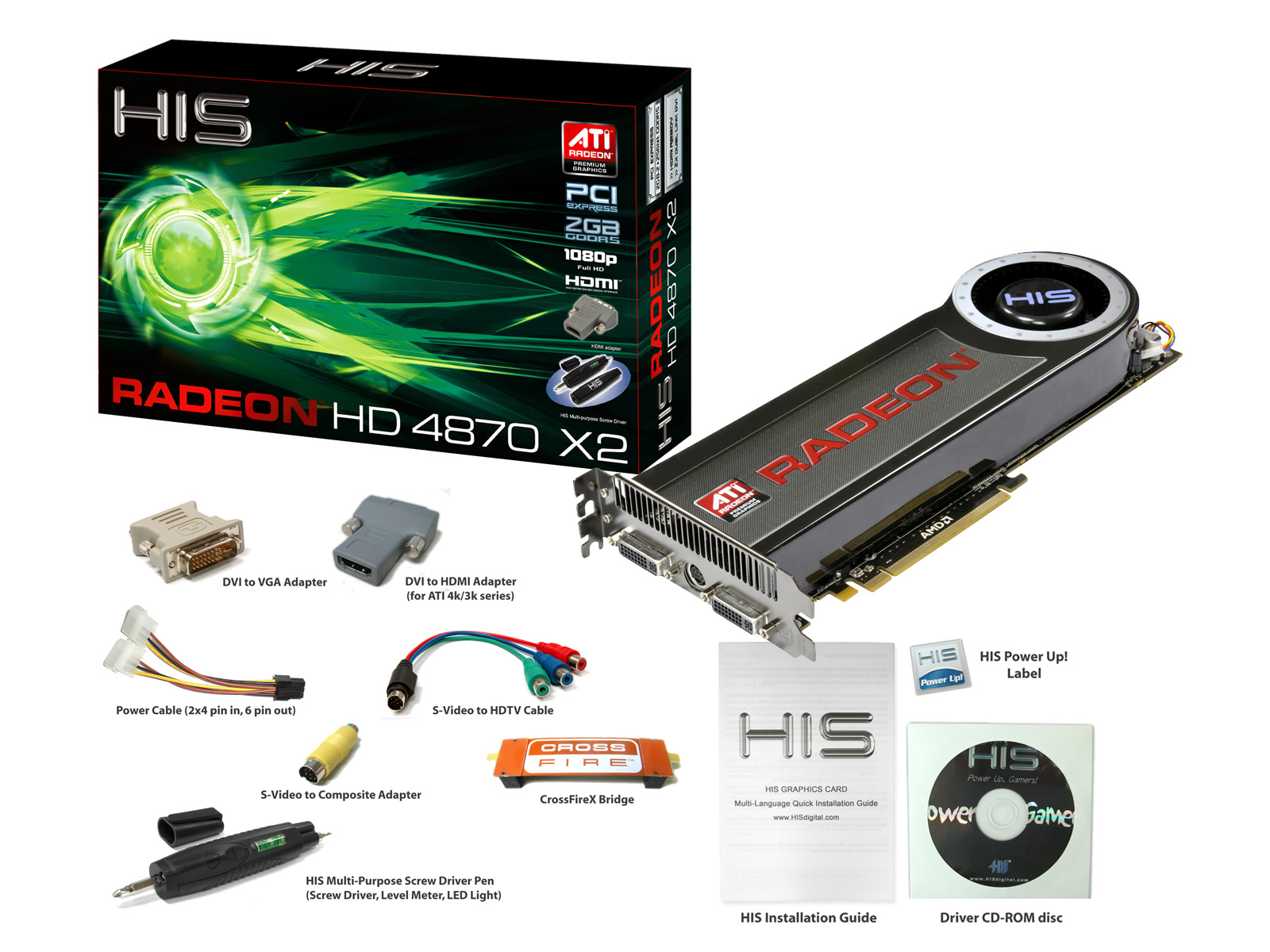 HD 4870 X2 2GB (2x256bit) GDDR5 PCIe 