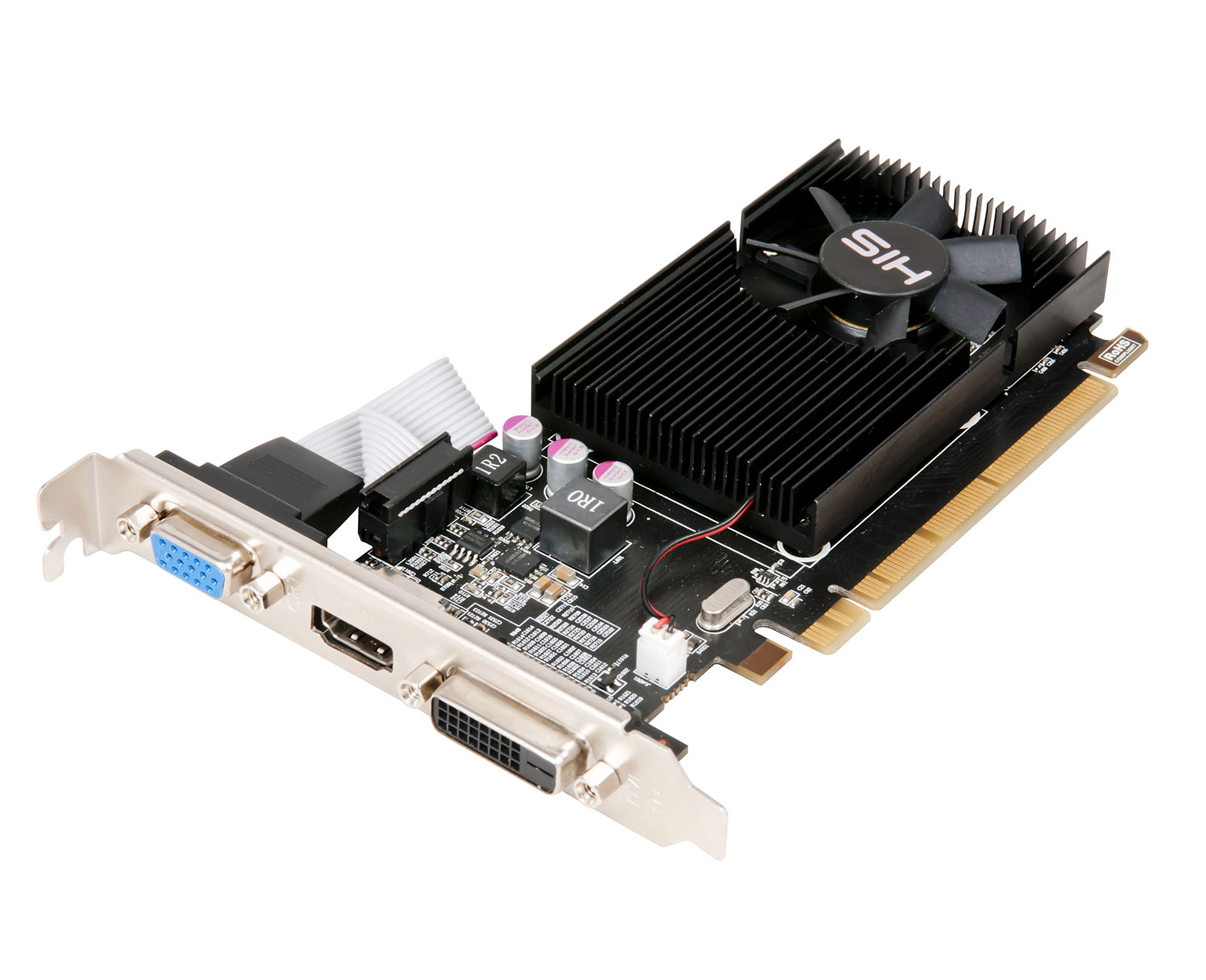 HIS 5450 Fan 1GB DDR3 PCI-E DVI/HDMI 
